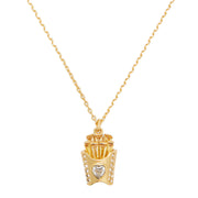 Buy Kate Spade What A Snack Mini Pendant Necklace in Clear/Gold KH540 Online in Singapore | PinkOrchard.com