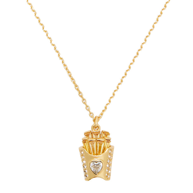 Buy Kate Spade What A Snack Mini Pendant Necklace in Clear/Gold KH540 Online in Singapore | PinkOrchard.com