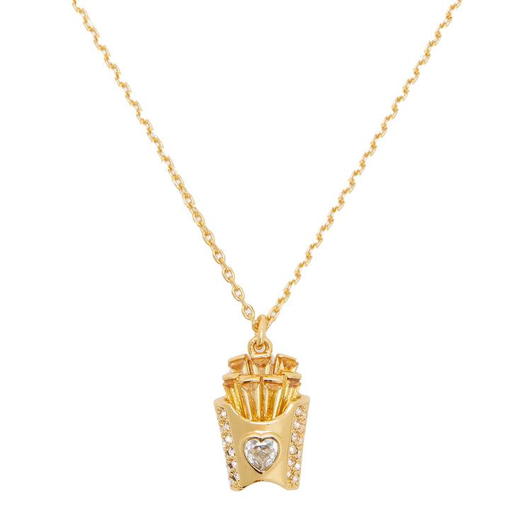 Buy Kate Spade What A Snack Mini Pendant Necklace in Clear/Gold KH540 Online in Singapore | PinkOrchard.com