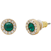 Buy Kate Spade You're A Gem Pave Halo Studs Earrings in Emerald KI318 Online in Singapore | PinkOrchard.com