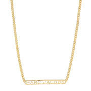 Buy Marc Jacobs Monogram Chain Necklace in Gold J305M03FA22 Online in Singapore | PinkOrchard.com