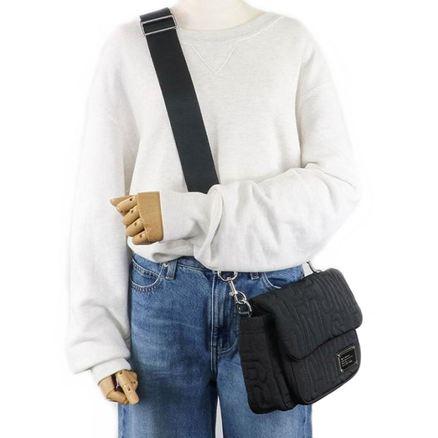 Buy Marc Jacobs Nylon Jumbled Logo Workwear Messenger Bag in Black 4S4HMS005H02 Online in Singapore | PinkOrchard.com
