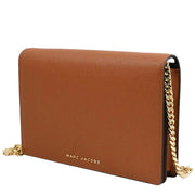 Side View of Marc Jacobs Party-On-A-Chain Crossbody/ Clutch Bag - Smoked Almond S110M06RE22