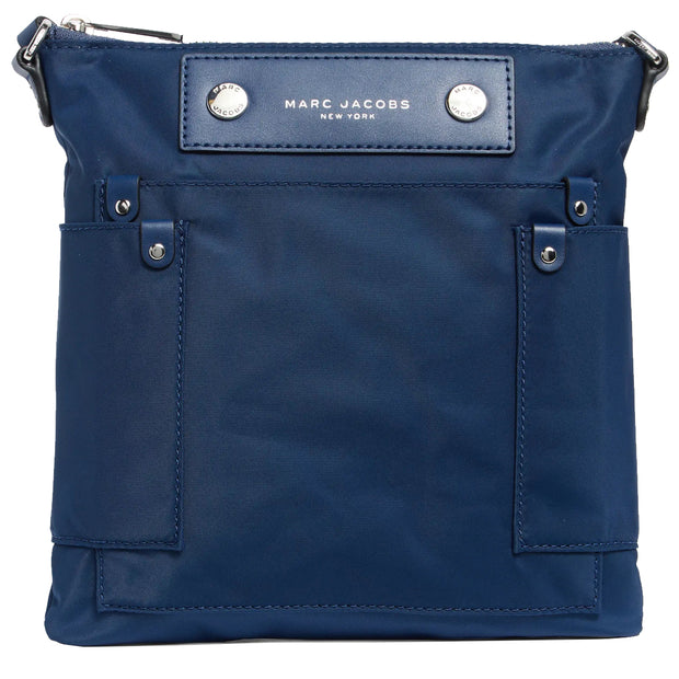 Front View of Marc Jacobs Preppy Nylon Swingpack Crossbody Bag - Azure Blue 4R4HCR040H02