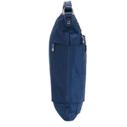 Side View of Marc Jacobs Preppy Nylon Swingpack Crossbody Bag - Azure Blue 4R4HCR040H02
