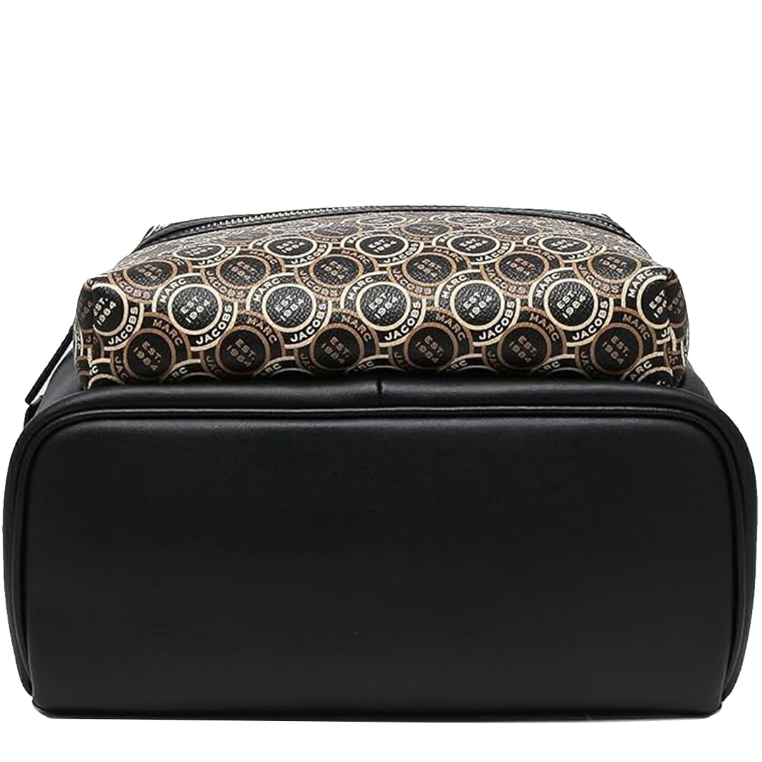 Buy Marc Jacobs Signet Canvas Backpack Bag in Black Multi  display picture 1