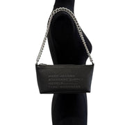 Female Model Carrying  Marc Jacobs Standard Supply Leather Mini Chain Shoulder Bag - Black 4R4SMN025S01