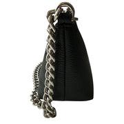 Side View of Marc Jacobs Standard Supply Leather Mini Chain Shoulder Bag - Black 4R4SMN025S01