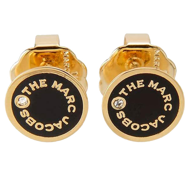 Buy Marc Jacobs The Medallion Studs Earrings in Black/ Gold M0017169 Online in Singapore | PinkOrchard.com
