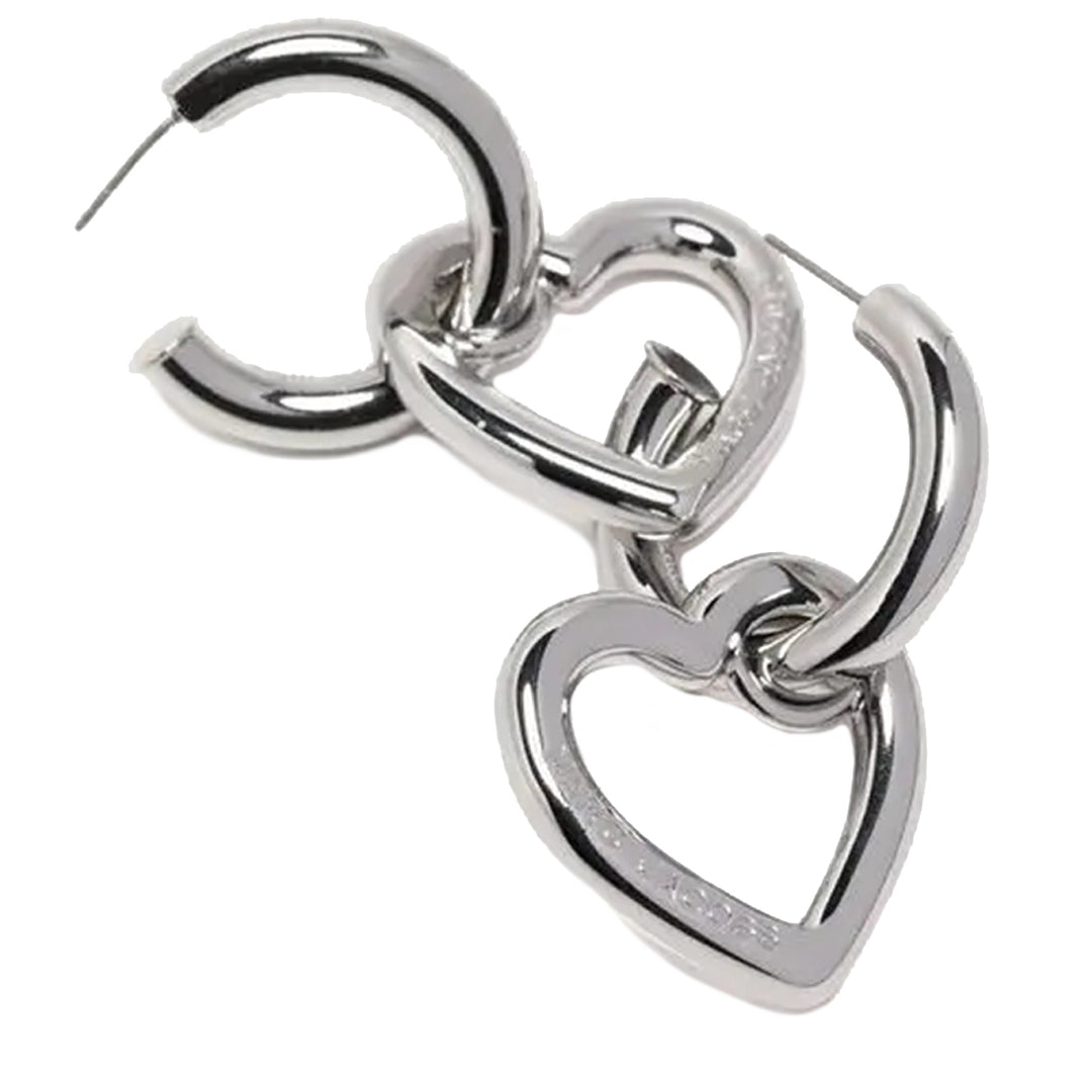 Buy Marc Jacobs The Charmed Double Heart Hoops Earrings in