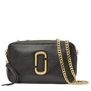 Marc Jacobs The Leather Glam Shot 21 Crossbody Bag in Black H122L01FA21