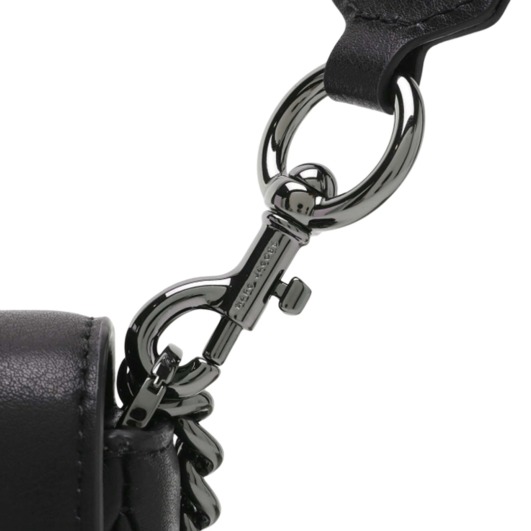 Marc Jacobs The J Marc Leather Mini Shoulder Bag - Black/ Gunmetal