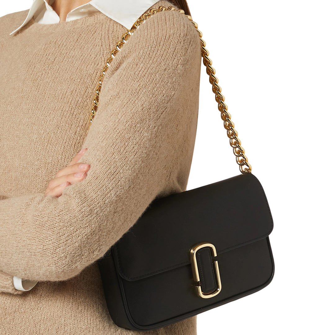 Marc Jacobs The J Marc Leather Shoulder Bag - Black H956L01PF22