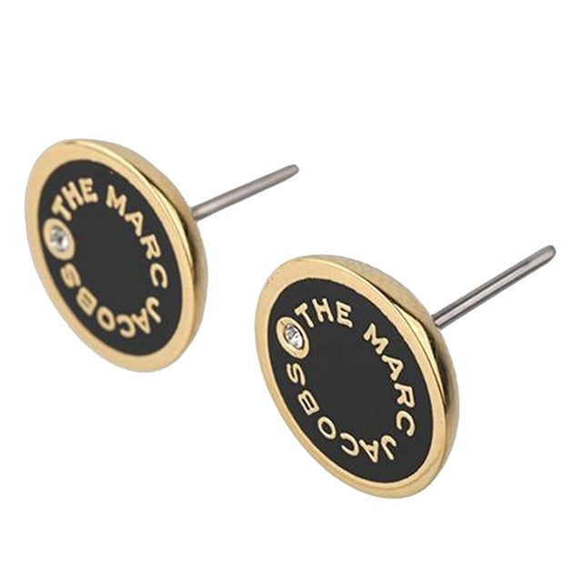 Buy Marc Jacobs The Medallion Studs Earrings in Black/ Gold M0017169 Online in Singapore | PinkOrchard.com