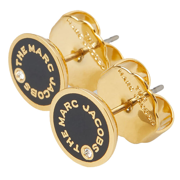 Buy Marc Jacobs The Medallion Studs Earrings in Black/ Gold M0017169 Online in Singapore | PinkOrchard.com