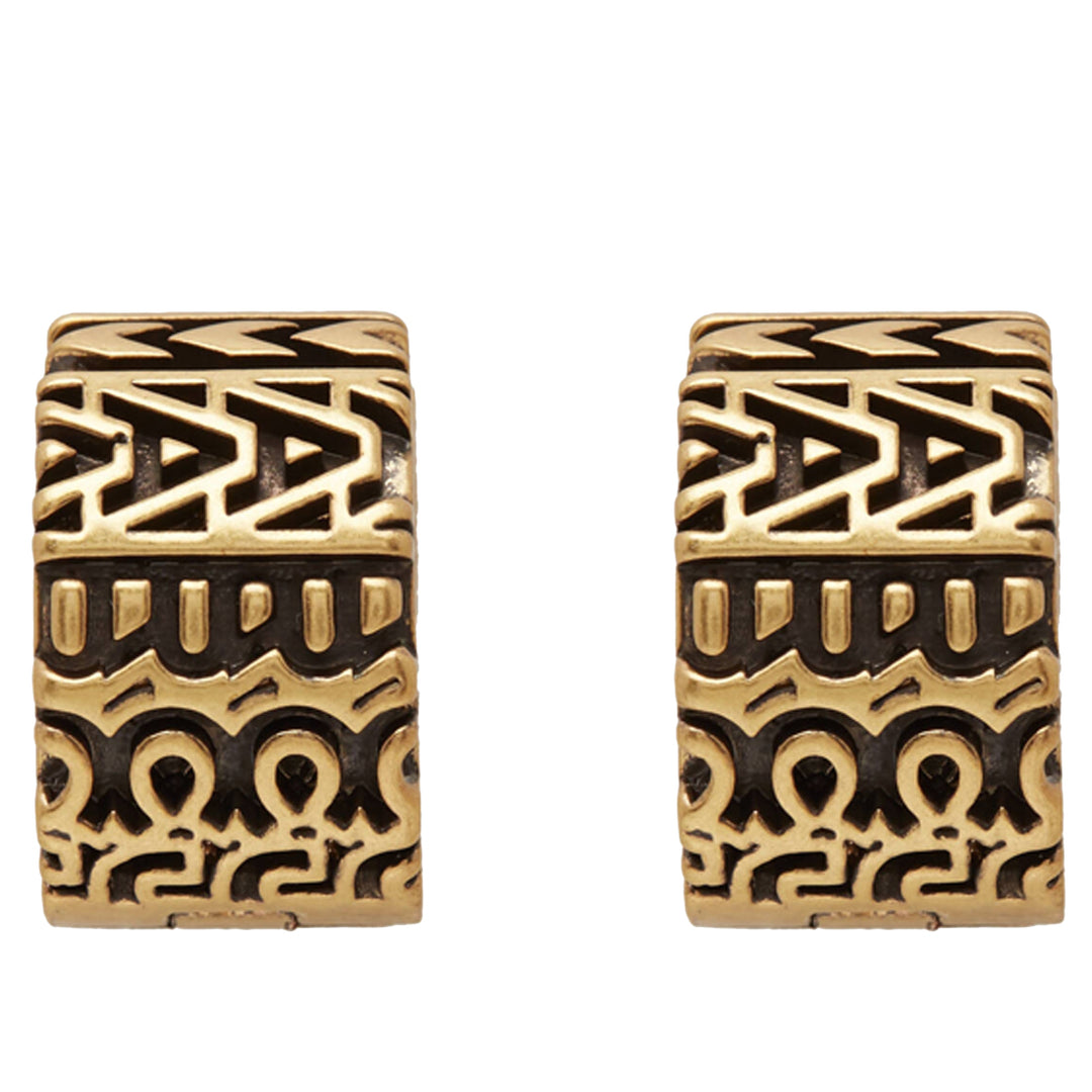 THE MONOGRAM ENGRAVED HOOPS/エングレイヴ3点セット Buy Marc Jacobs The Monogram Engraved Hoops Earrings in Aged Gold