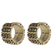 Buy Marc Jacobs The Monogram Engraved Hoops Earrings in Aged Gold 2P3JER001J15 Online in Singapore | PinkOrchard.com