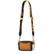 Back View of Marc Jacobs The Snapshot Camera Bag - Black/ Honey Ginger Multi M0012007