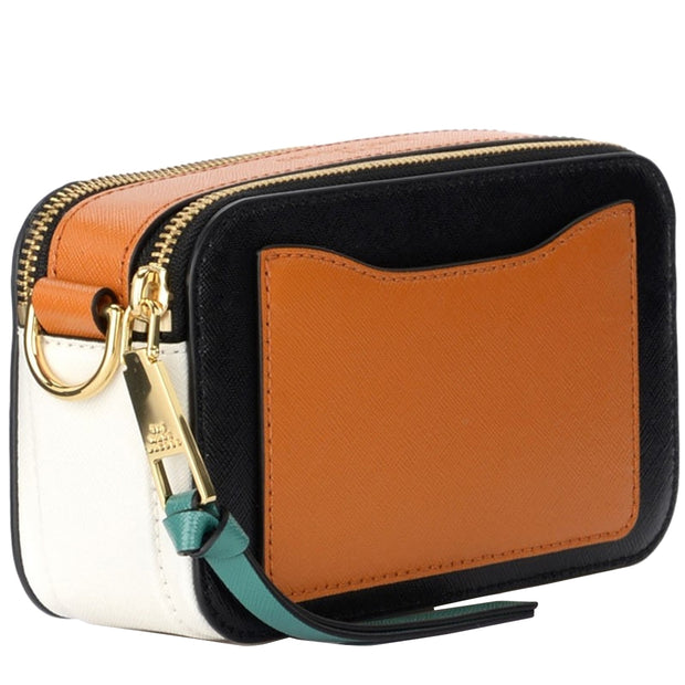 Back View of Marc Jacobs The Snapshot Camera Bag - Black/ Honey Ginger Multi M0012007