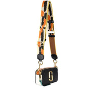 Side View of Marc Jacobs The Snapshot Camera Bag - Black/ Honey Ginger Multi M0012007