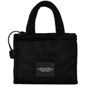 Back View of Marc Jacobs The Terry Small Tote Bag - Black H058M06PF22