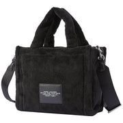 Back View of Marc Jacobs The Terry Small Tote Bag - Black H058M06PF22