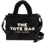 Front View of Marc Jacobs The Terry Small Tote Bag - Black H058M06PF22