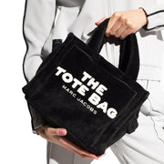 Model Carrying Marc Jacobs The Terry Small Tote Bag - Black H058M06PF22