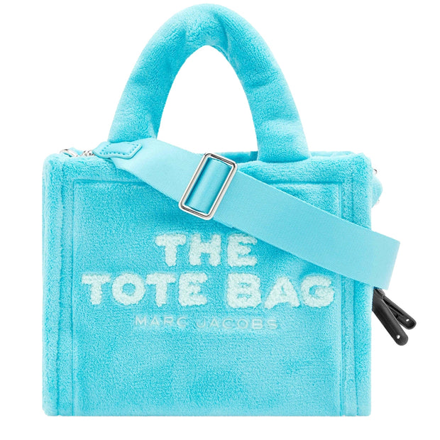 Front View of Marc Jacobs The Terry Small Tote Bag - Pool H058M06PF22