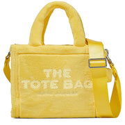 Front View of Marc Jacobs The Terry Small Tote Bag - Yellow H058M06PF22
