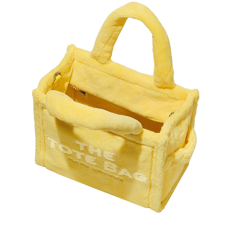 Interior View of Marc Jacobs The Terry Small Tote Bag - Yellow H058M06PF22