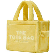 Side View of Marc Jacobs The Terry Small Tote Bag - Yellow H058M06PF22
