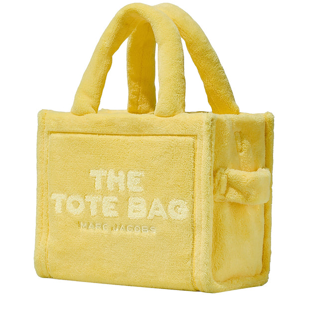 Side View of Marc Jacobs The Terry Small Tote Bag - Yellow H058M06PF22