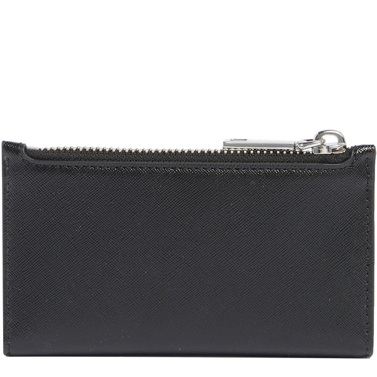 Back View of Marc Jacobs Trademarc Medium Flat Wallet - Black 4P4SMP026S02