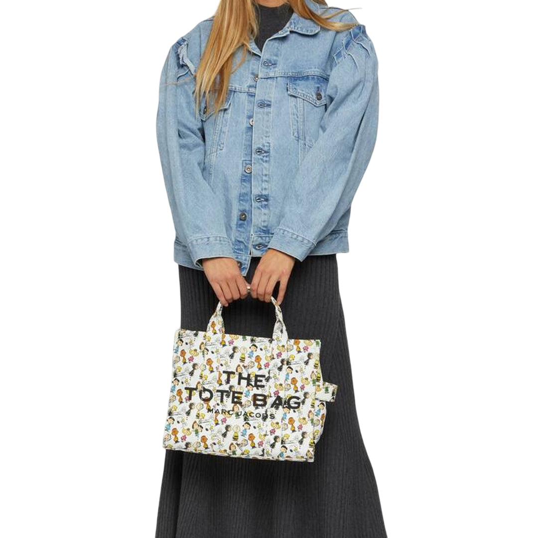 Marc Jacobs x Peanuts The Medium Tote Bag - White Multi M0016660
