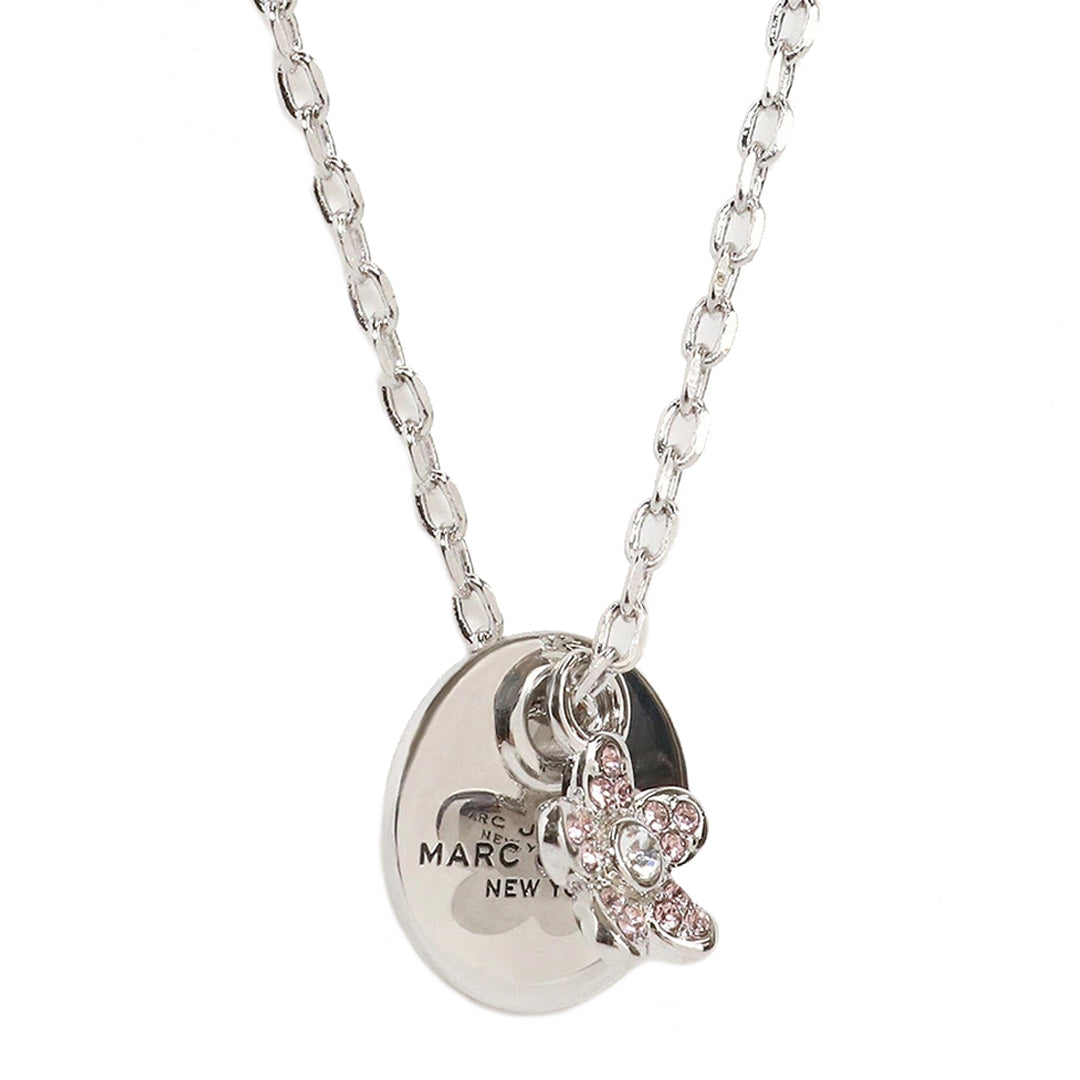 アクセサリーその他 MARC JACOBS Woman Jewel Silver 2S5JBR001J85 098 Buy Marc Jacobs MJ Coin Flower Pendant Necklace in Silver
