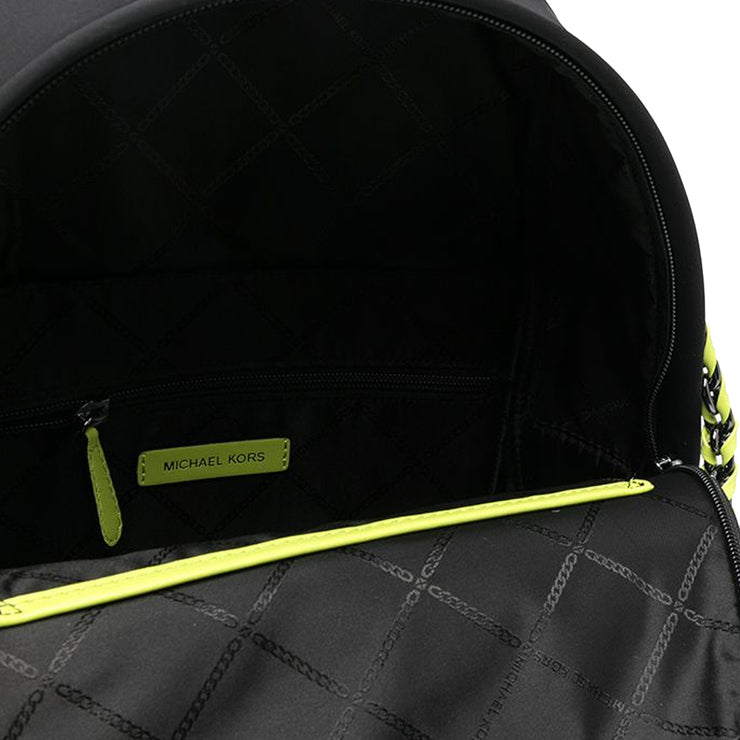 Michael Kors Slater Medium Logo Embossed Scuba Backpack Bag in