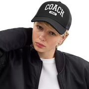 Buy Coach 1941 Embroidered Trucker Hat In Black CQ728 Online in Singapore | PinkOrchard.com