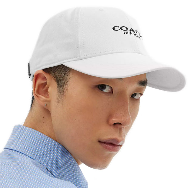 Buy Coach Embroidered Baseball Hat in Chalk CAA64 Online in Singapore | PinkOrchard.com