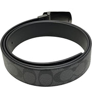 Buy Coach Plaque Buckle Cut To Size Reversible Belt, 38 Mm in Black/ Charcoal CQ012 Online in Singapore | PinkOrchard.com