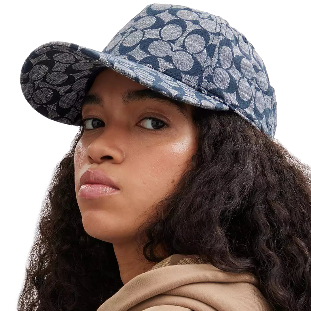 Buy Coach Signature Chambray Baseball Hat in Chambray CI496 Online