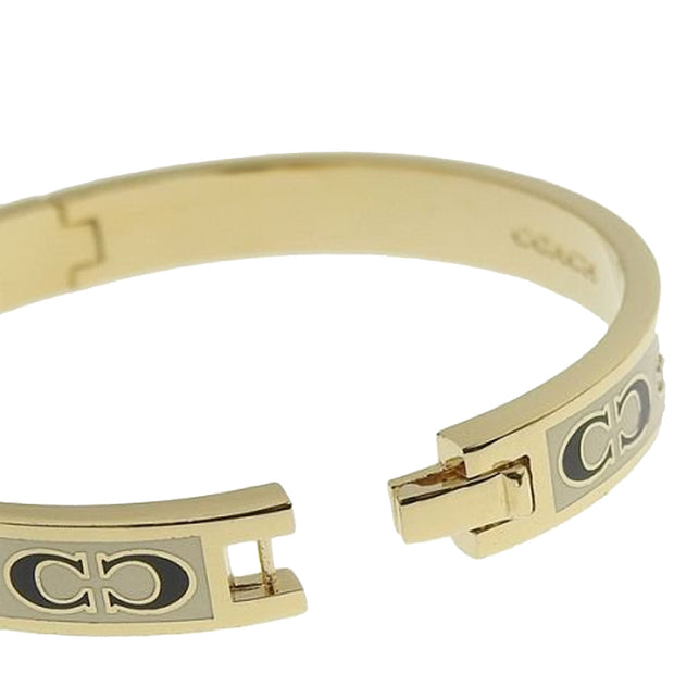 Buy Coach Signature Enamel Hinged Bangle in Gold/ White CI904 Online in Singapore | PinkOrchard.com