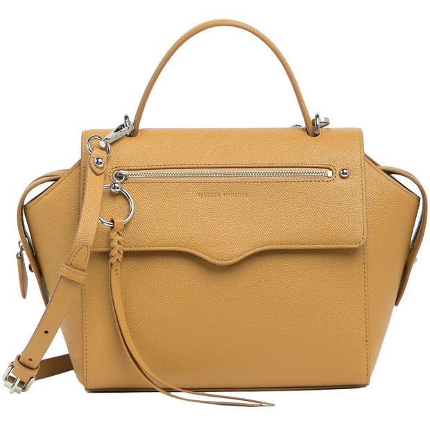 Buy Rebecca Minkoff Gabby Leather Satchel Bag in Cool Tan CU22EGAS06 Online in Singapore | PinkOrchard.com