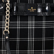 Kate Spade Primrose Hill Plaid Zippered Darcy Bag- Black
