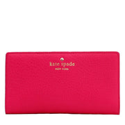 Kate Spade Cobble Hill Stacy Wallet- Deep Pink