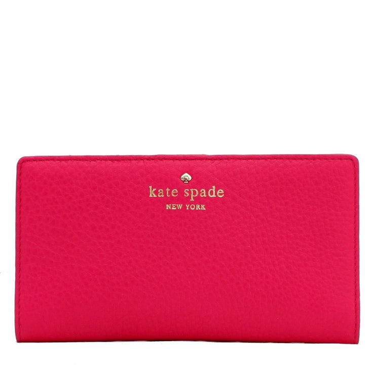 Kate Spade Cobble Hill Stacy Wallet- Deep Pink