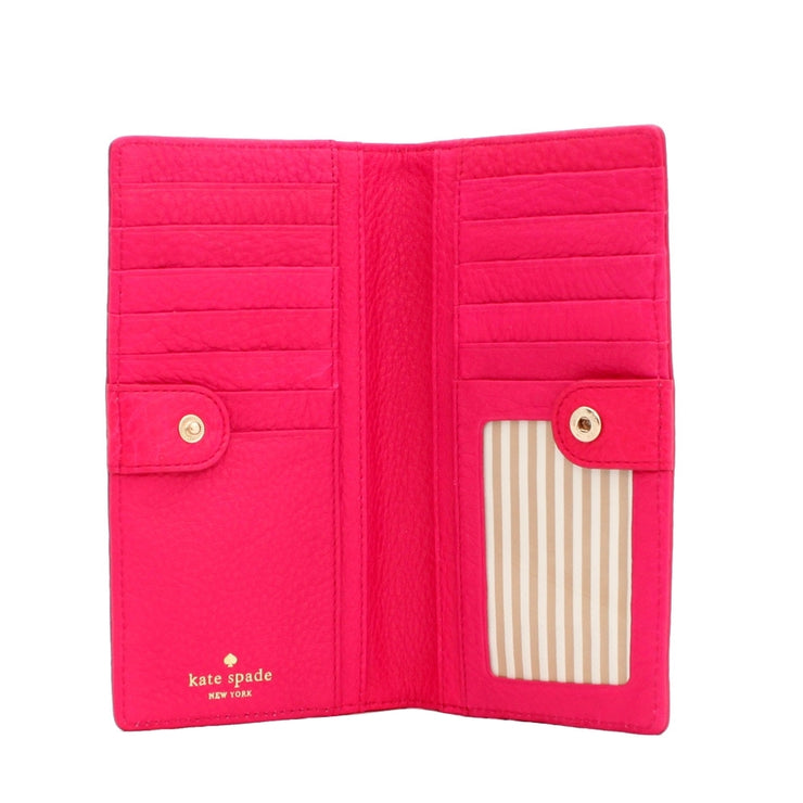 Kate Spade Cobble Hill Stacy Wallet- Bud Green