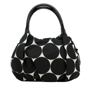 Kate Spade Deborah Dot Nylon Small Karen Bag- Black-Clotted Cream
