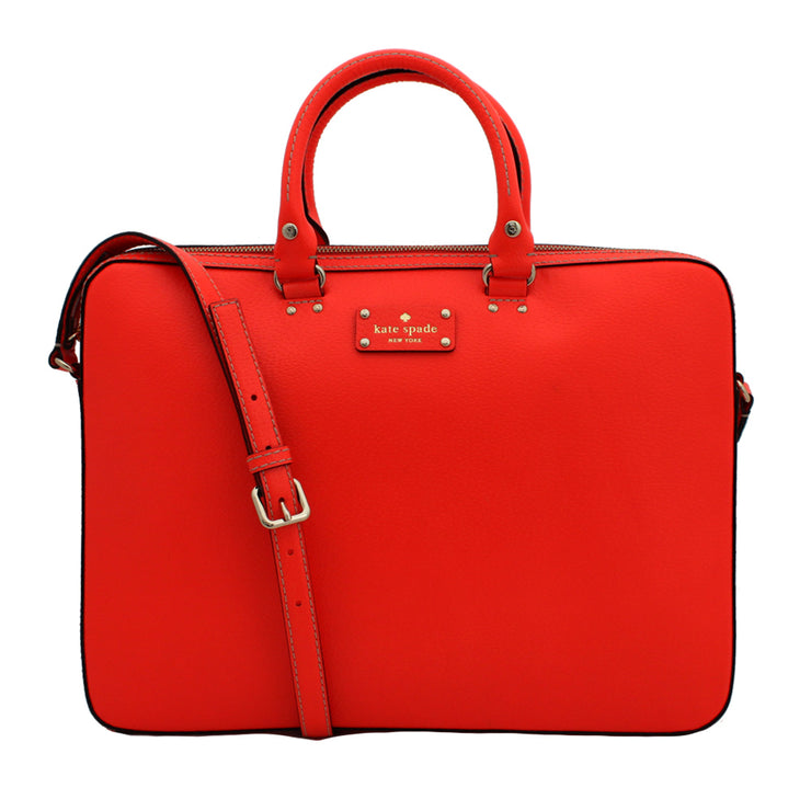 Kate Spade Wellesley Tanner Laptop Bag- Coral