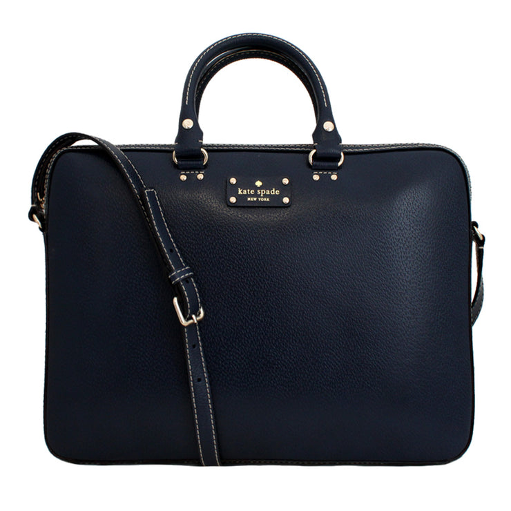 Kate Spade Wellesley Tanner Laptop Bag- French Navy